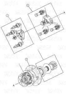 Quality 486-1577 Steel Bolt on Excavator Swing Drive for Machinery Repair Shops wholesale