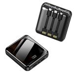 Casun Mini power bank 10000mAh portable fast charging powerbank with cable