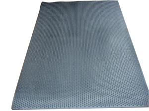 Quality Commercial Soft Black Insulation Rubber Stall Mats , Dairy Cow Cubicle Mats wholesale
