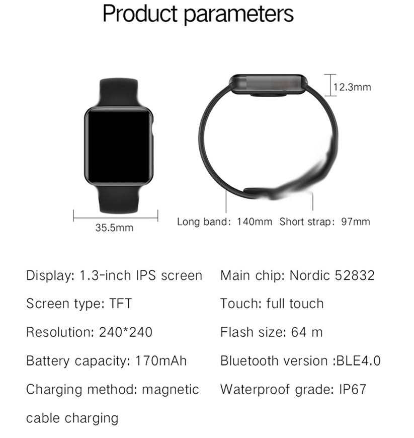 P10 Heart Rate Smartwatch Amazfit Gts GT2 Smart Bracelet