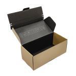 Luxury Electronic Commerce Shipping Box With Flute Material And Ribbon