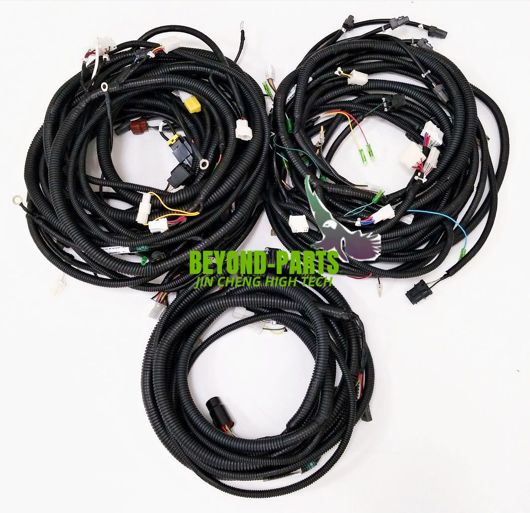 Kato HD820-3 Excavator Spare Parts Chassis Internal Cabin Solenoid Valve Monitor Wire Harness