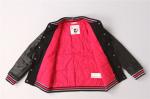 PU Sleeve Ladies Black Bomber Jacket 10A 12A 14A Sample free