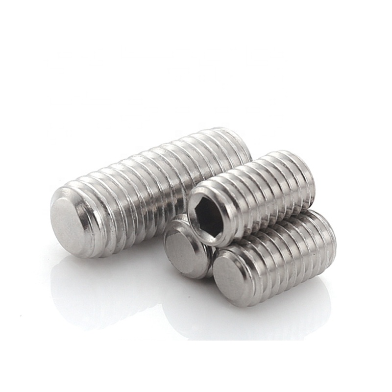 Grade 12.9 Flat Head Nonstandard Parts OEM Service Set Screw DIN914 for Tightening