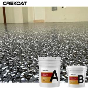 Quality Residential Epoxy Flake Floor Coating Customizable For Hospital wholesale