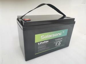 Quality 100ah Lifepo4 12 Volt Deep Cycle Battery Pack For Hybrid Off Grid wholesale