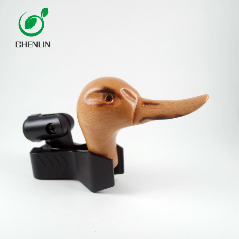 Carving Cat Wooden Umbrella Handle No Burrs SGS Certificated