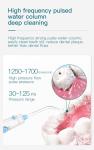 Combo Electric Toothbrush IPX4 Countertop Water Flosser Teeth Whitening 600ml