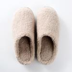 Women's and Men's Winter Cotton Flax Casual Open Toe Slippers