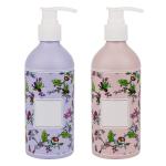 SGS Floral 16oz Pump Bottle 30ml 120ml 500ml Eco Friendly Cosmetic Bottles