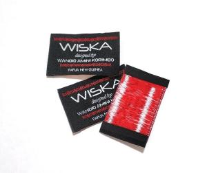 Quality Custom Art Logo Woven Apparel Labels Personalized Woven Sewing Labels wholesale