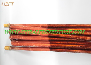 Fuel Gas Coolers Copper Coil Heat Exchanger / Finned Tube Coil