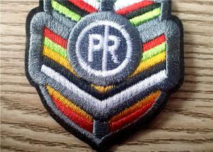 Quality Durable Colorful Embroidered Patches Of Brand Logo For Garment wholesale