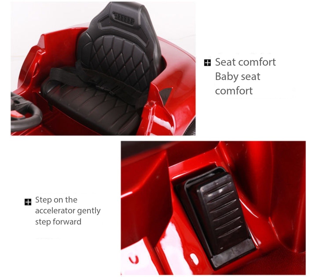 2023 Popular Remote Control Plastic Children Ride On Electric Car Toy for Kids