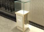 Modern Jewelry Glass Display Cabinet With Lights , Retail Jewelry Display Cases