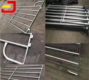 Quality Glavanized Steel 12ft Oval Bar Cattle Yard Panels wholesale