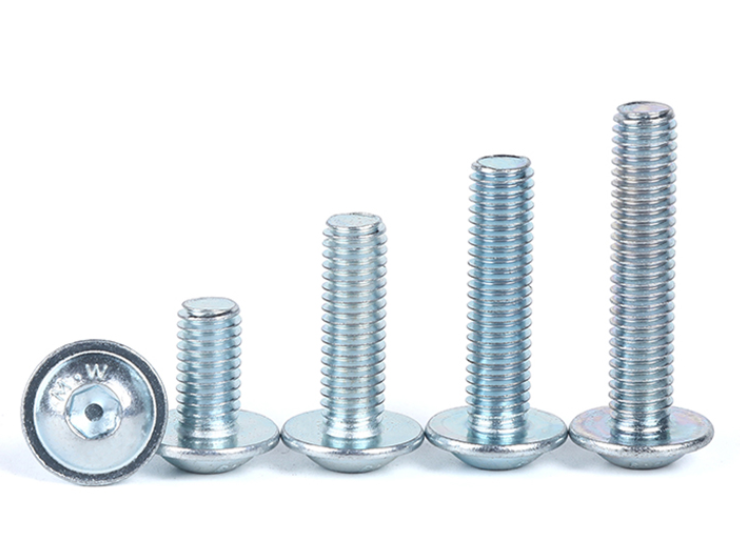 Grade 10.9 M1.6-M64 ISO9001 2008 CE Certified Hexagon Socket Button Head Screw With Collar