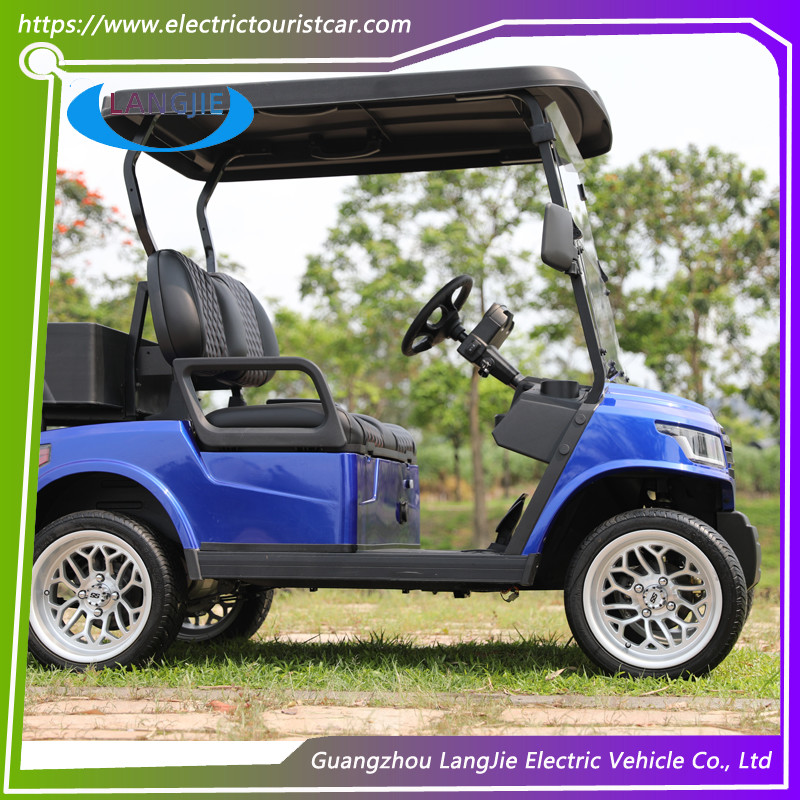 2 Seater Electric Golf Cart With Cargo Box AC Motor For Optimal Golf Course Performance