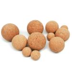 FDA Customized Cork Ball Lid Glass Jar Dia 30mm - 100mm