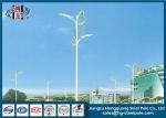 Powder Coated ISO9001-2008 Street Light Poles Stainless Steel Against Earthquake