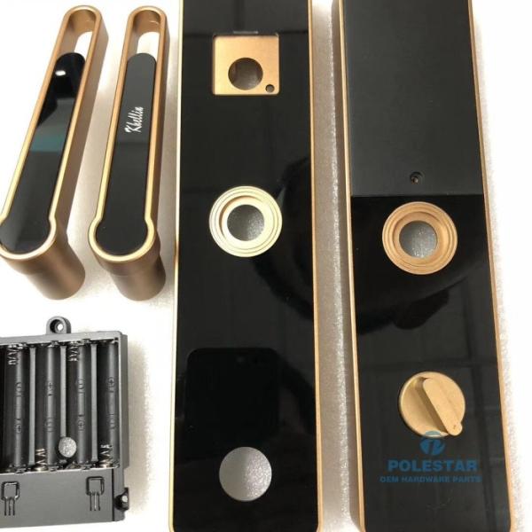 Cheap Aesthetic Electronic Lock Handles CNC Milled Parts Aluminum 6061 T6 for sale