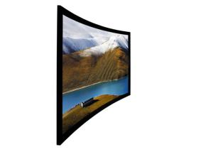 Quality 150'' Cinemascope screen , Fixed Frame Curved Projection Screen wall mounted wholesale