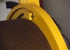 Electric Winch Machine 5 Ton Alloy Steel Yellow With Grooved Drum