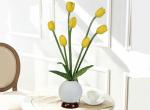 LED Night Light Fake Flower Tulip Vase Lamp Small Night Light Export Foreign