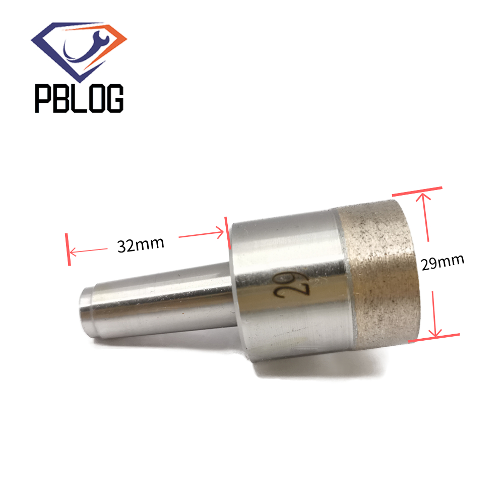 PBLOG sintered diamond drill bits can be used for glass processing drilling applications such as bathroom glass