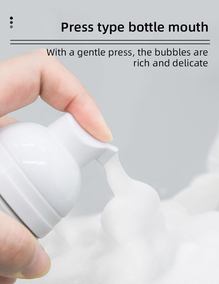 120ml / 150ml Customized Color And Logo PP PET Foam Pump Bottle Skin Care Packaging UKF17