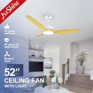 Quality OEM 52 Inch LED Light Ceiling Fan Remote Control 3 Speed Choice wholesale