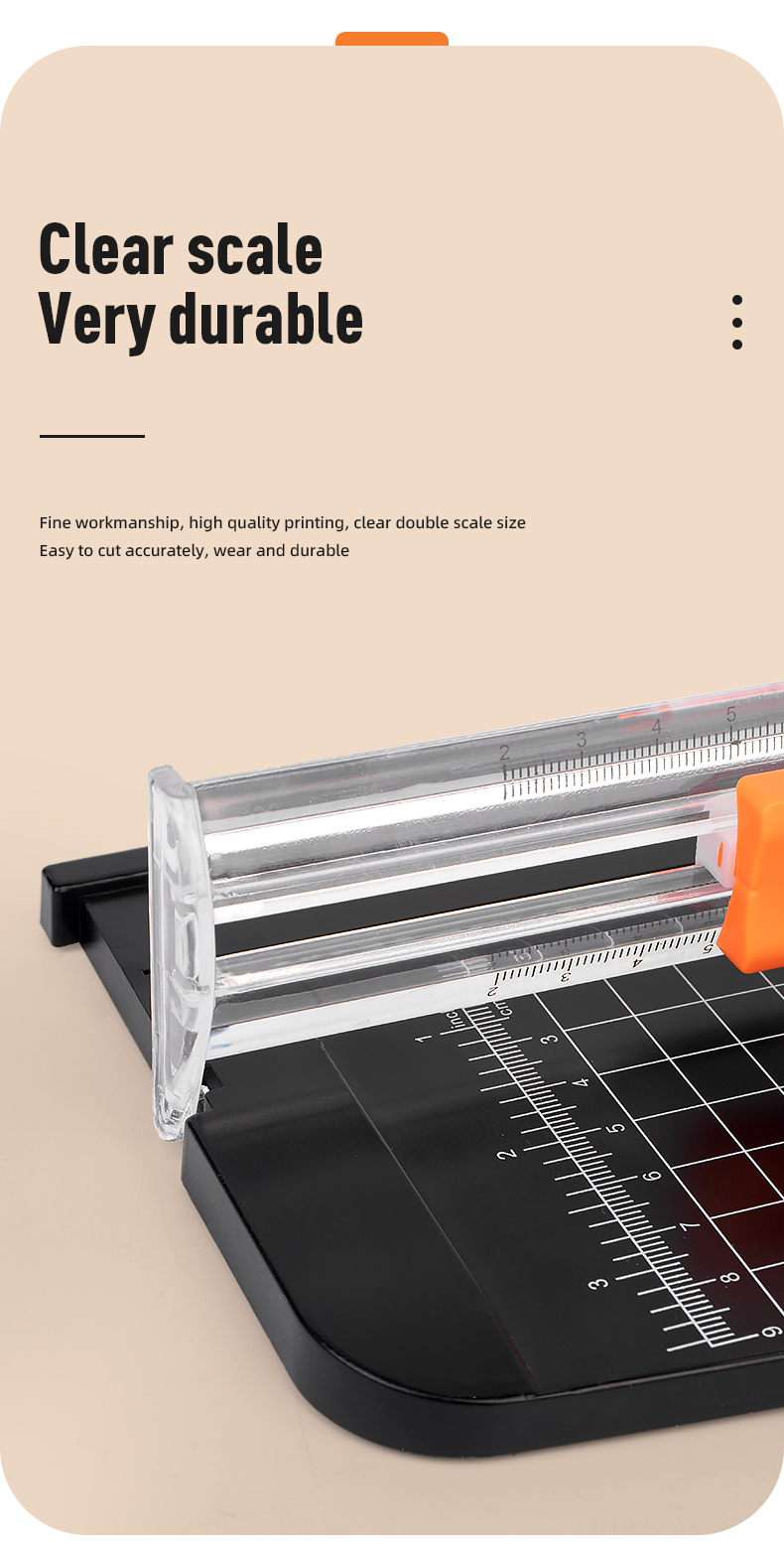 Lightweight Manual A3 Paper Cutter with Eco-friendly and Durable Materials