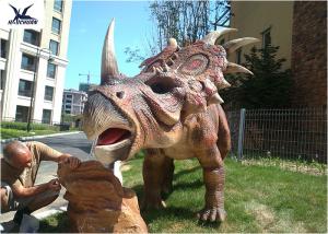 Quality Dinosaur Robot Giant Life Size Dinosaur Theme Park Styracosaurus Models wholesale