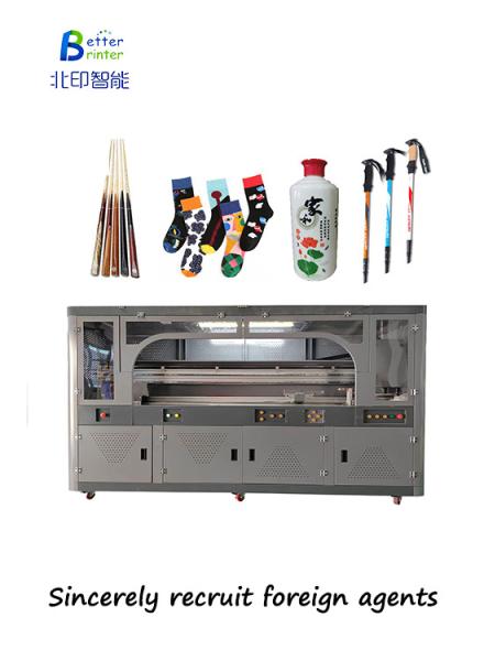 Better Printer Winebottle Cylindrical Inkjet Printer For High Speed Pool Cue