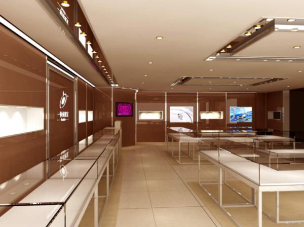 Cheap Modular Wooden Jewelry Display Cases , Durable Retail Glass Display Case for sale