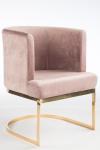 Modern style french wedding event furniture fabric stainless steel frame chair