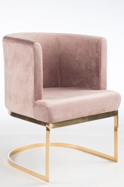 Modern style french wedding event furniture fabric stainless steel frame chair