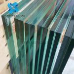 White Laminated Glass 6+6mm Double Laminated Glass Curtain Wall
