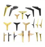 Modern Furniture Leg Black Plating Durable Anti Rust Sofa Bench Cabinet Legs