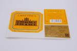 Silver Wine Label Stickers Embossed Foil Seal Stickers Waterproof Adhesive
