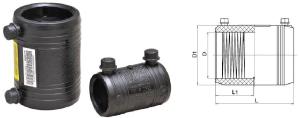 Quality DN160 SDR11 Socket Ef Coupler PE Electrofusion Fittings wholesale
