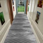 Polyester Fiber Commercial Floor Mat Entrance Corridor Stairway Hotel Large Mat