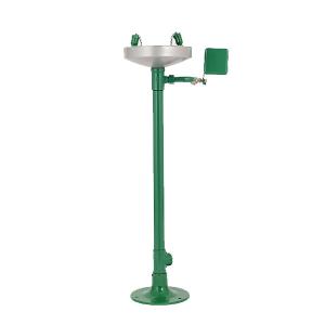 Quality Vertical Countertop Eyewash Station With Straight Sided Basin Standard Version Steel And ABS Material(Green) wholesale