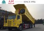 10 Wheeler Mining Tipper Trucks , Sinotruk HOWO Dump Truck 70 Tons Payload