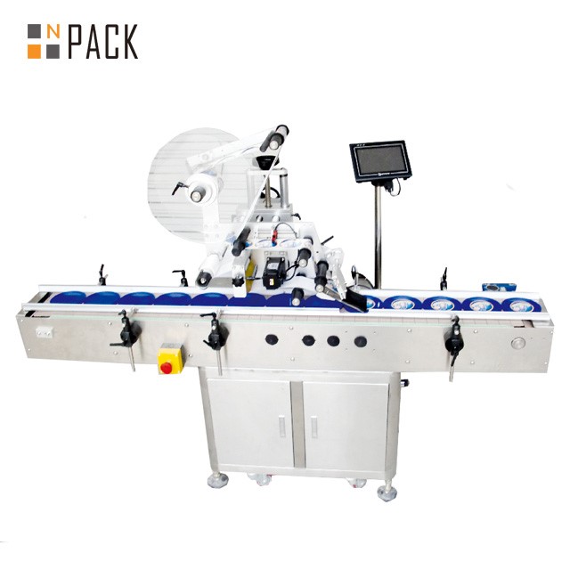 Carton Box Bottle Sticker Labeling Machine Top Surface Bottle Labeling Equipment