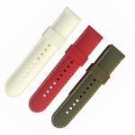 22mm Mens Rubber Watch Bands , SGS Soft Silicone Watch Strap
