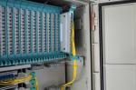 288fo Street Fiber Optic Cabinet Outdoor , Fiber Optic Splice Closure Cross