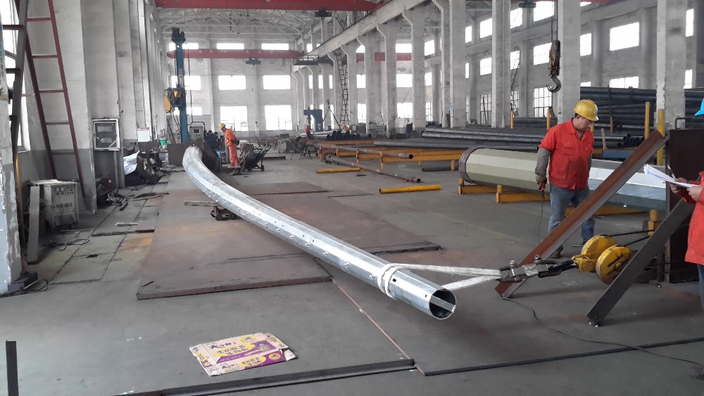 Tubular Power Structure Electric Transmission Poles 500-2000Kg Working Load