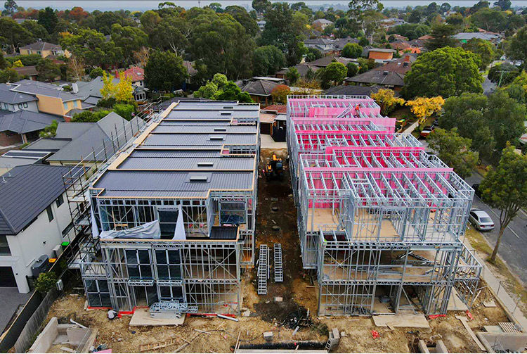 Energy Saving Affordable Modular Homes Prefab House Steel Structure Villa Town House