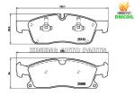 Durable MERCEDES - BENZ Auto Brake Parts Non Heat Transfer Material Insulation